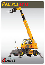Телескопический погрузчик с поворотной башней Dieci PEGASUS 35.13